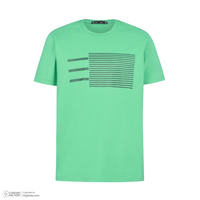 تی شرت آستین کوتاه مردانه باینت مدل 2261786 رنگ سبز